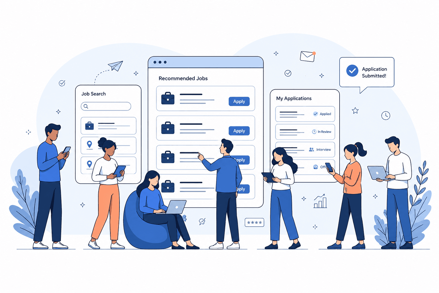 Jobvana signup preview